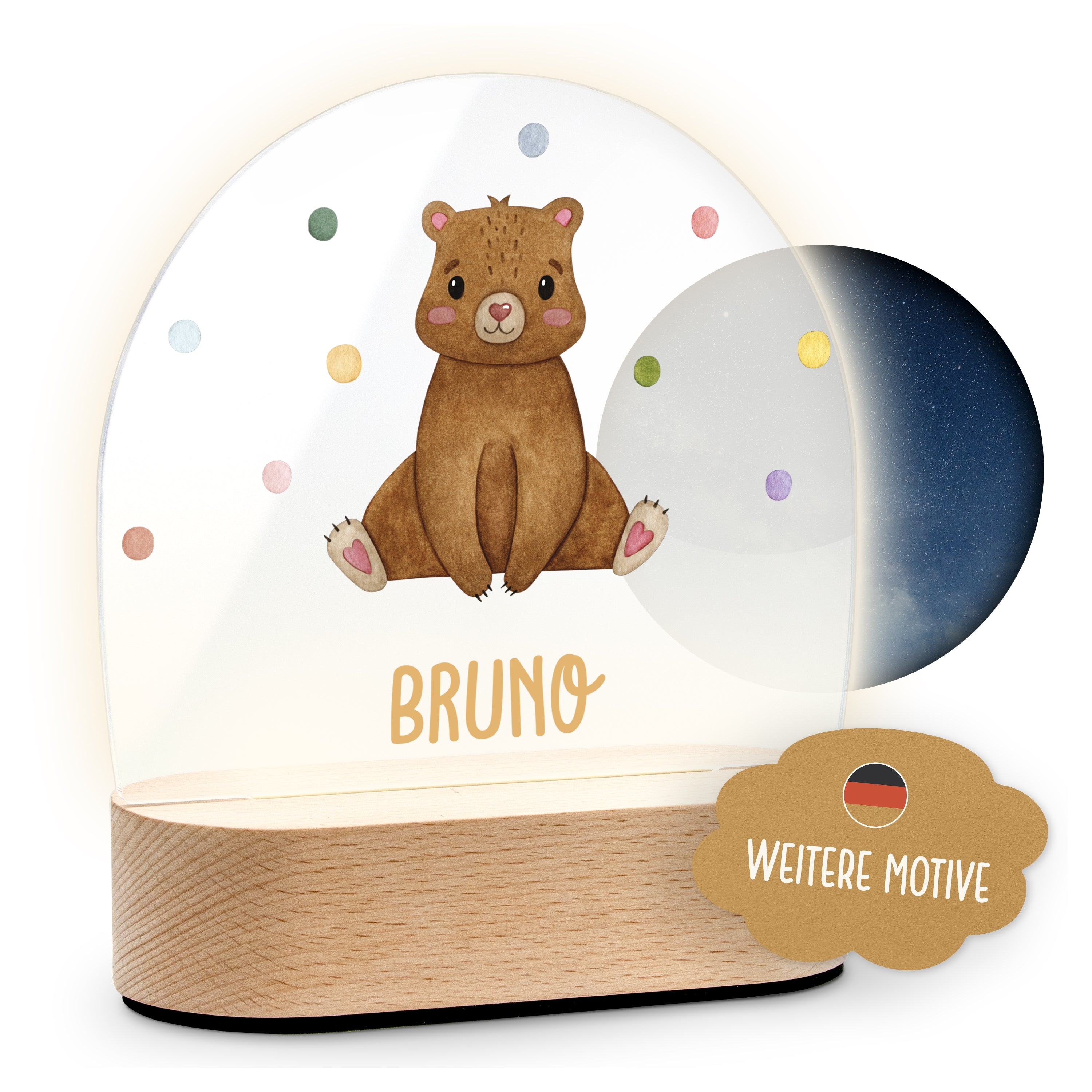 Nachtlicht | Design 004.02./004.03. | Farbdruck